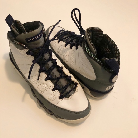 Blue & White Air Jordan IX - Picture 2 of 2